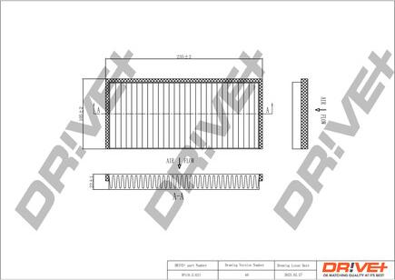 Dr!ve+ DP1110.12.0213 - Фільтр, повітря у внутрішній простір autocars.com.ua