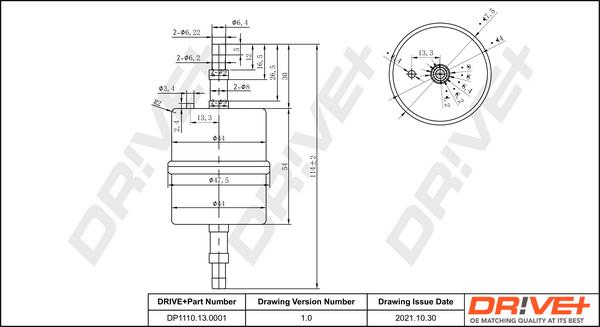 Dr!ve+ DP1110.13.0001 - Топливный фильтр autodnr.net