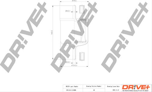 Dr!ve+ DP1110.13.0008 - Паливний фільтр autocars.com.ua