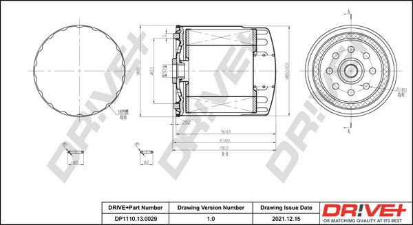 Dr!ve+ DP1110.13.0029 - Паливний фільтр autocars.com.ua