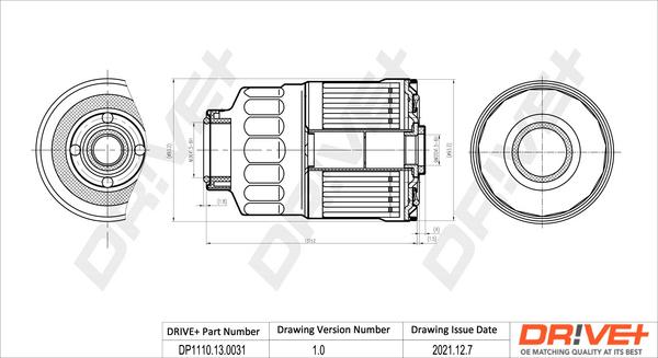 Dr!ve+ DP1110.13.0031 - Паливний фільтр autocars.com.ua