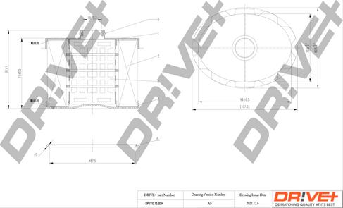 Dr!ve+ DP1110.13.0034 - Топливный фильтр autodnr.net