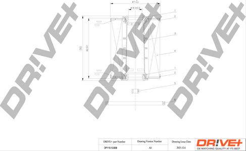 Dr!ve+ DP1110.13.0038 - Паливний фільтр autocars.com.ua