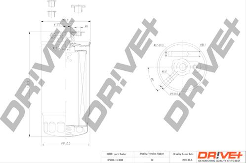 Dr!ve+ DP1110.13.0049 - DP1110.13.0049 Drive - Фільтр палива autocars.com.ua