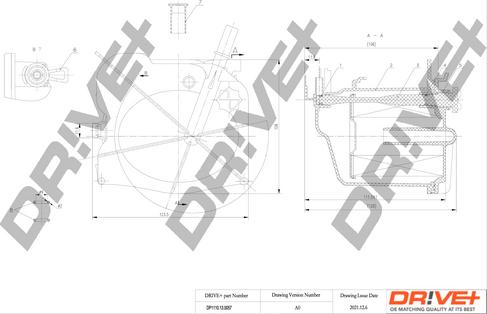 Dr!ve+ DP1110.13.0057 - Паливний фільтр autocars.com.ua