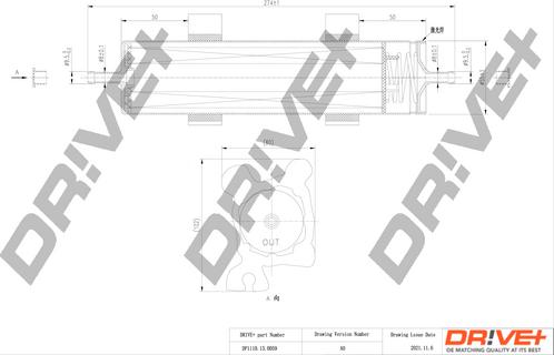 Dr!ve+ DP1110.13.0059 - Паливний фільтр autocars.com.ua