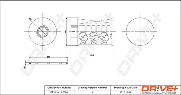 Dr!ve+ DP1110.13.0068 - Топливный фильтр autodnr.net