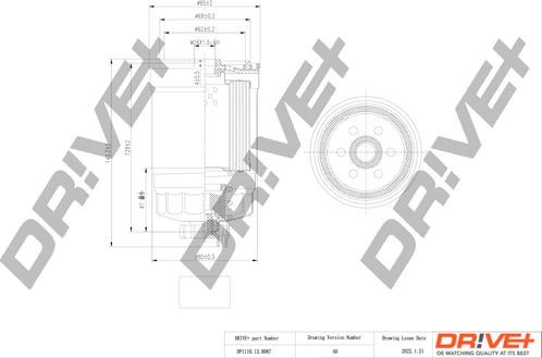 Dr!ve+ DP1110.13.0087 - Топливный фильтр autodnr.net