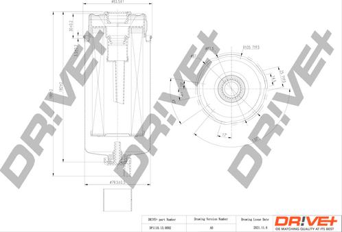 Dr!ve+ DP1110.13.0092 - Топливный фильтр autodnr.net