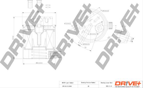 Dr!ve+ DP1110.13.0104 - Топливный фильтр autodnr.net