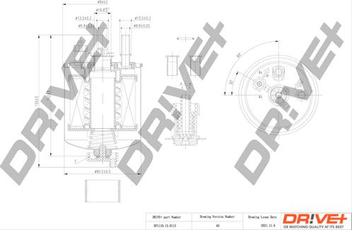 Dr!ve+ DP1110.13.0113 - DP1110.13.0113 Drive - Фільтр палива аналог WF8474 autocars.com.ua