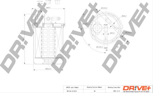 Dr!ve+ DP1110.13.0114 - Паливний фільтр autocars.com.ua