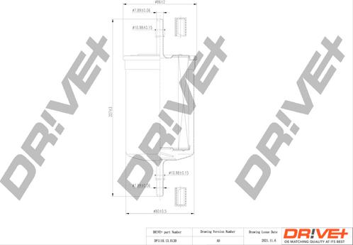 Dr!ve+ DP1110.13.0120 - Паливний фільтр autocars.com.ua