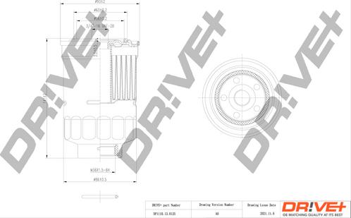 Dr!ve+ DP1110.13.0125 - Топливный фильтр autodnr.net