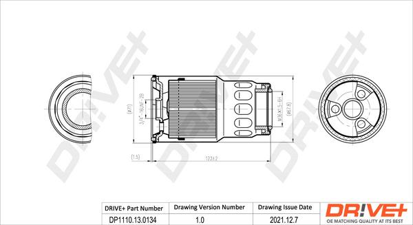 Dr!ve+ DP1110.13.0134 - Топливный фильтр autodnr.net