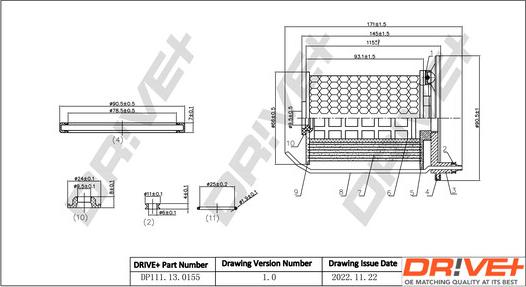 Dr!ve+ DP1110.13.0155 - Топливный фильтр autodnr.net