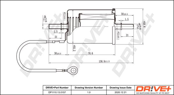 Dr!ve+ DP1110.13.0157 - Топливный фильтр autodnr.net