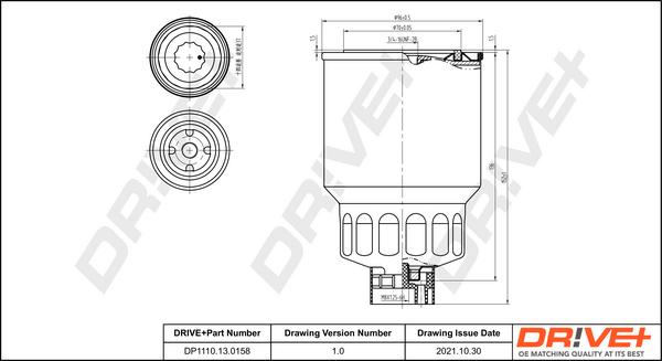 Dr!ve+ DP1110.13.0158 - Топливный фильтр autodnr.net