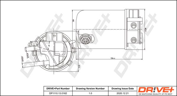 Dr!ve+ DP1110.13.0162 - Паливний фільтр autocars.com.ua