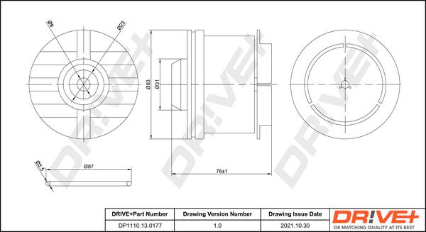 Dr!ve+ DP1110.13.0177 - Топливный фильтр autodnr.net