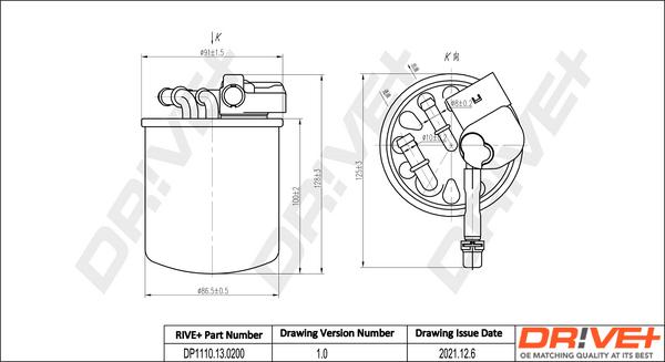 Dr!ve+ DP1110.13.0200 - Топливный фильтр autodnr.net