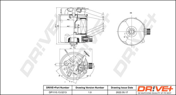 Dr!ve+ DP1110.13.0213 - Топливный фильтр autodnr.net