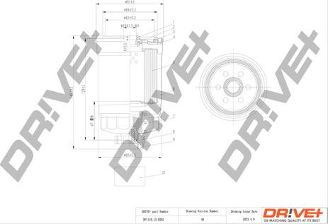 Dr!ve+ DP1110.13.0262 - Топливный фильтр autodnr.net