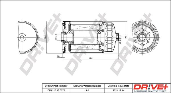 Dr!ve+ DP1110.13.0277 - Топливный фильтр autodnr.net