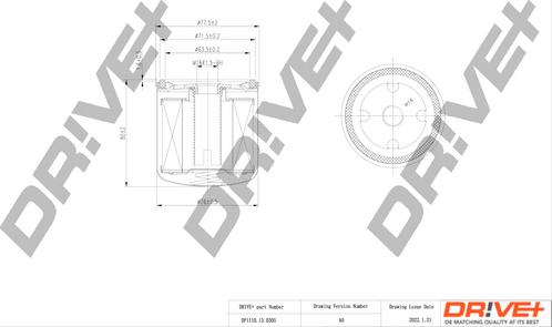 Dr!ve+ DP1110.13.0305 - Топливный фильтр autodnr.net