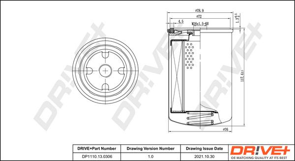 Dr!ve+ DP1110.13.0306 - Топливный фильтр autodnr.net