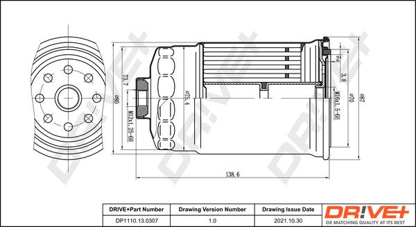 Dr!ve+ DP1110.13.0307 - Топливный фильтр autodnr.net