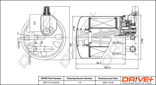 Dr!ve+ DP1110.13.0310 - Топливный фильтр autodnr.net