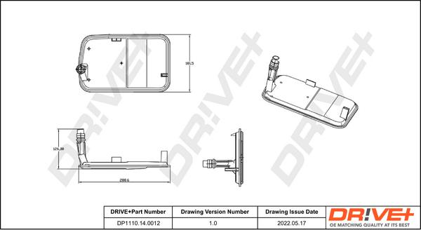Dr!ve+ DP1110.14.0012 - Гідрофільтри, автоматична коробка передач autocars.com.ua