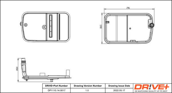Dr!ve+ DP1110.14.0017 - Гідрофільтри, автоматична коробка передач autocars.com.ua