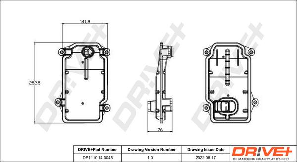 Dr!ve+ DP1110.14.0045 - Гідрофільтри, автоматична коробка передач autocars.com.ua