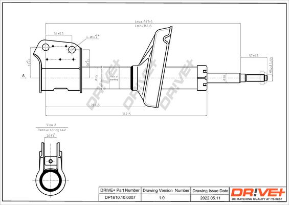 Dr!ve+ DP1610.10.0007 - Амортизатор autocars.com.ua