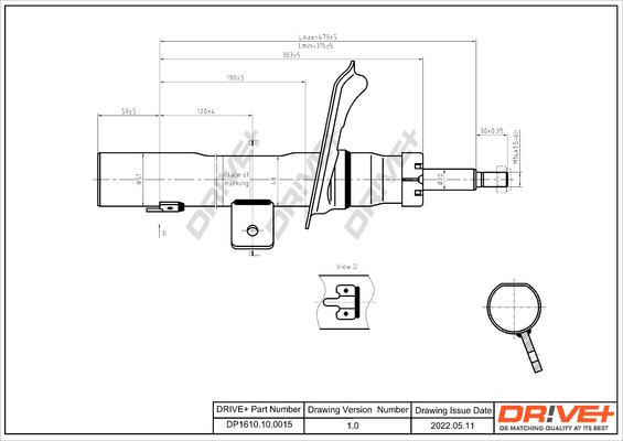 Dr!ve+ DP1610.10.0015 - Амортизатор autocars.com.ua