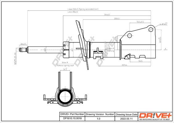 Dr!ve+ DP1610.10.0142 - Амортизатор autocars.com.ua