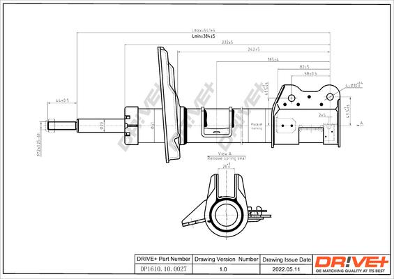 Dr!ve+ DP1610.10.0027 - Амортизатор autocars.com.ua