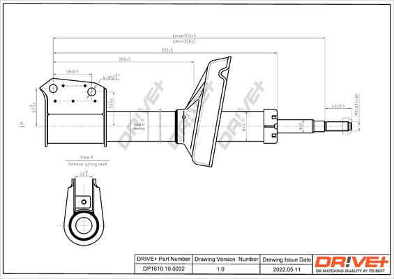 Dr!ve+ DP1610.10.0032 - Амортизатор autodnr.net