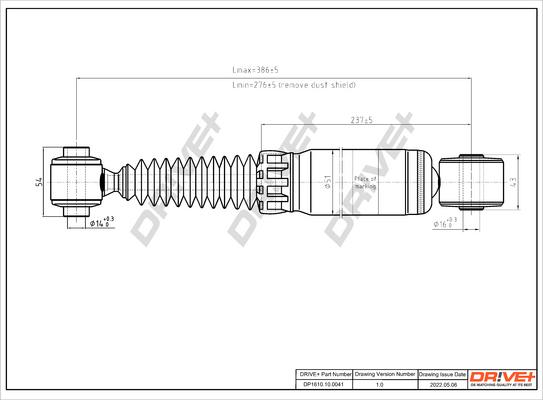 Dr!ve+ DP1610.10.0041 - Амортизатор autocars.com.ua