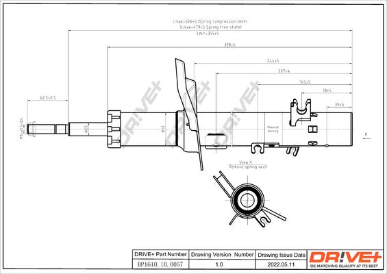 Dr!ve+ DP1610.10.0057 - Амортизатор autodnr.net