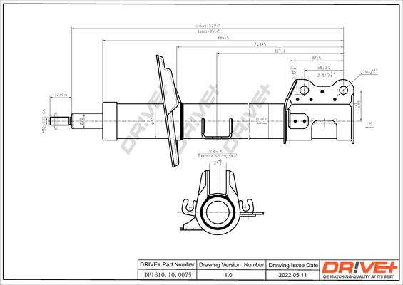 Dr!ve+ DP1610.10.0075 - Амортизатор autodnr.net