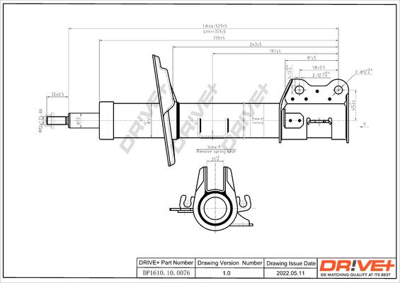 Dr!ve+ DP1610.10.0076 - Амортизатор autodnr.net