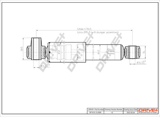 Dr!ve+ DP1610.10.0085 - Амортизатор autocars.com.ua