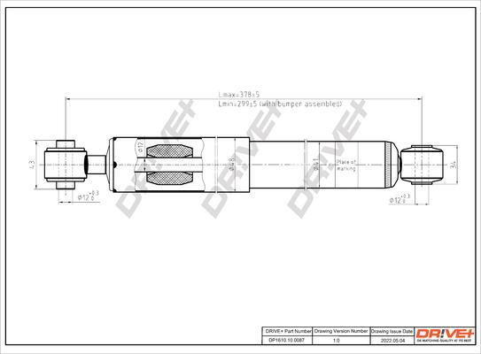 Dr!ve+ DP1610.10.0087 - Амортизатор autocars.com.ua