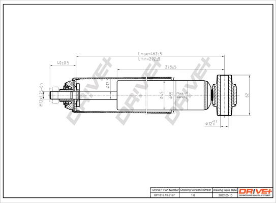 Dr!ve+ DP1610.10.0107 - Амортизатор autocars.com.ua