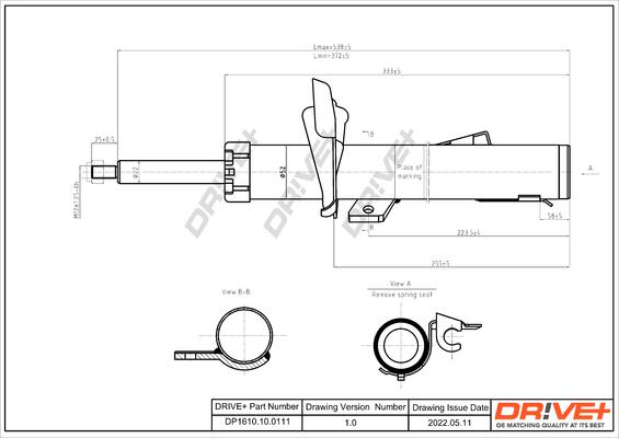 Dr!ve+ DP1610.10.0111 - Амортизатор autocars.com.ua