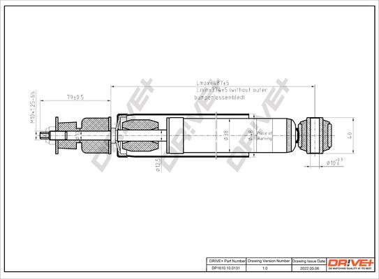 Dr!ve+ DP1610.10.0131 - Амортизатор autocars.com.ua