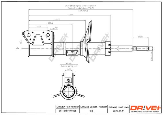 Dr!ve+ DP1610.10.0135 - Амортизатор autocars.com.ua